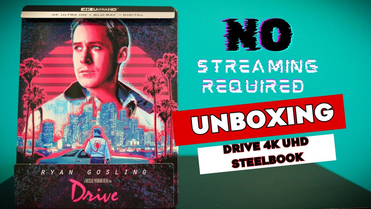 No Streaming Required | Drive 4K UHD SteelBook Unboxing