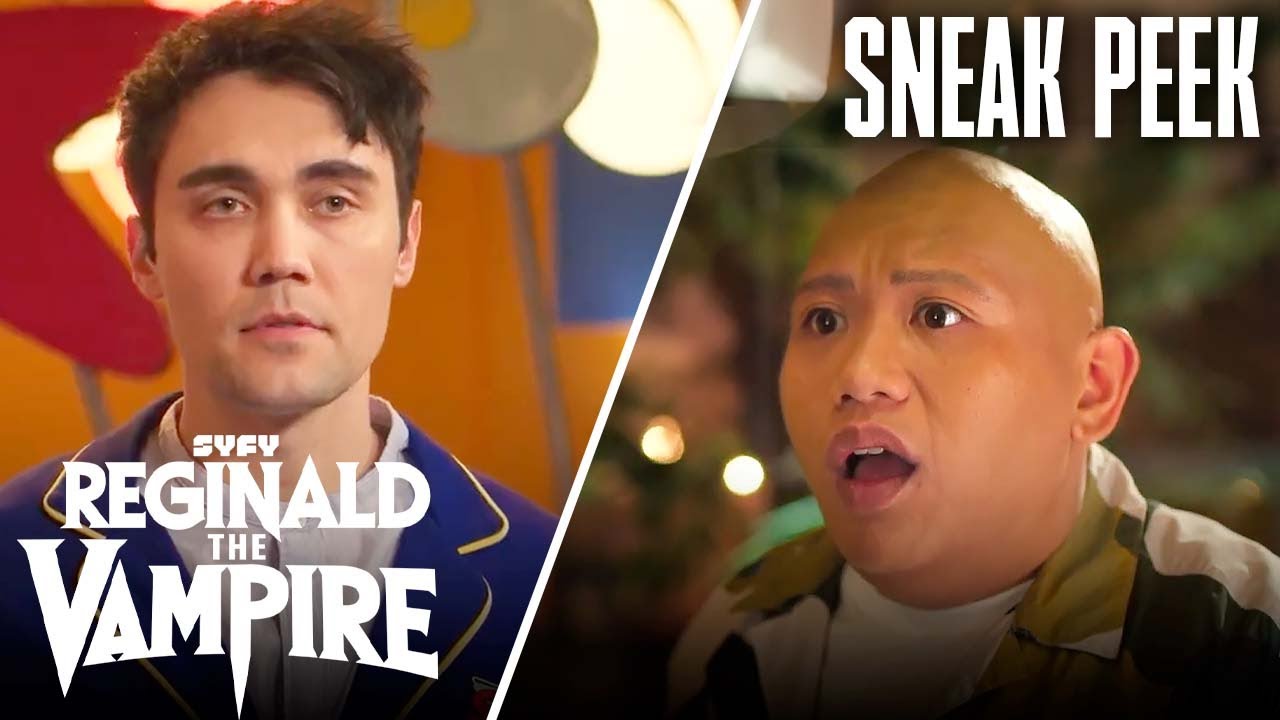 SNEAK PEEK: Oh No, It's An Angel! | Reginald the Vampire (S2 E4) | SYFY