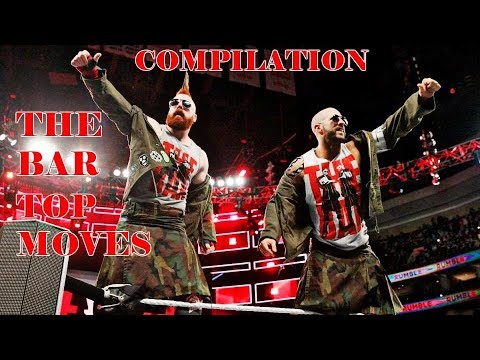 [WWE] The Bar-Top Moves Compilation