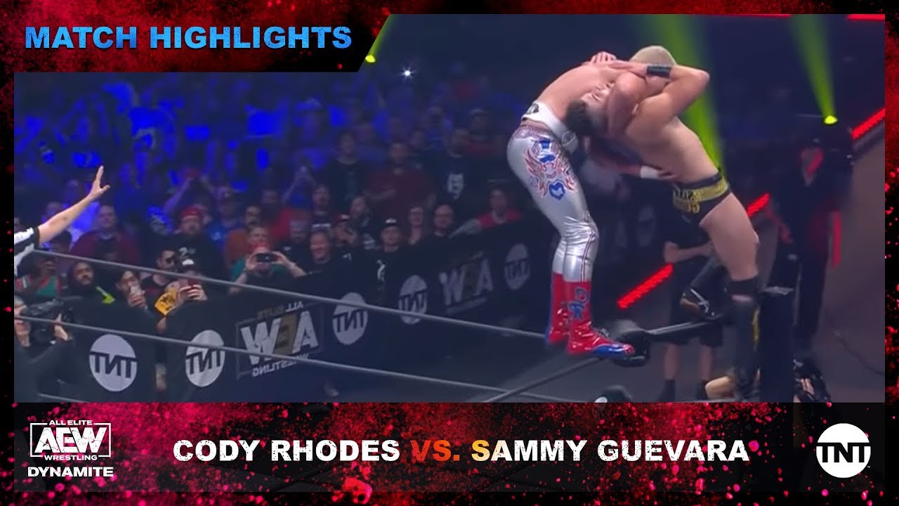 Cody Takes Down Sammy Guevara in the First Match of AEW Dynamite