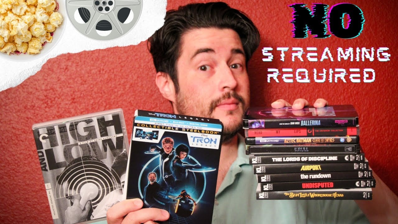 No Streaming Required | TRON, Krull, Criterion & Kino Lorber Mania