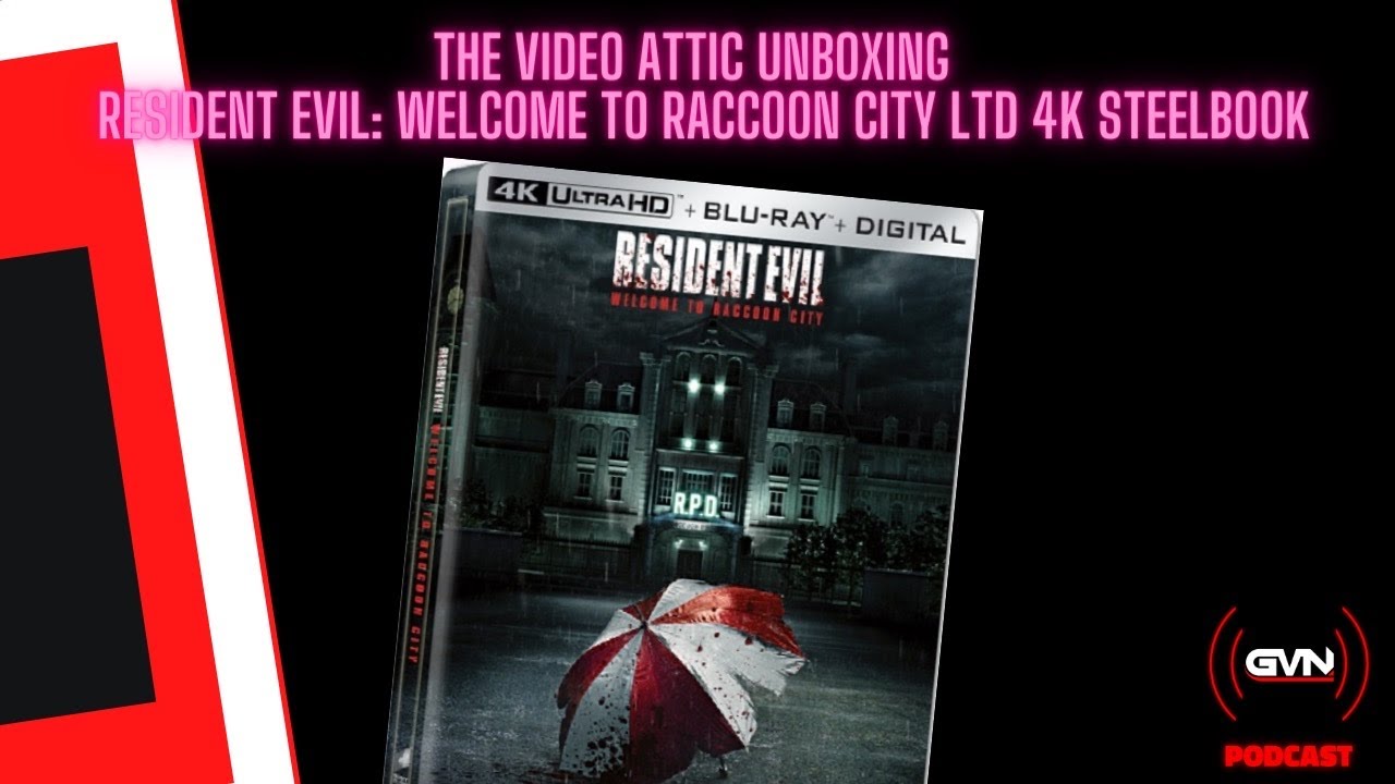 The Video Attic Unboxing: Resident Evil: Welcome To Raccoon City Limited Edition 4K UHD SteelBook