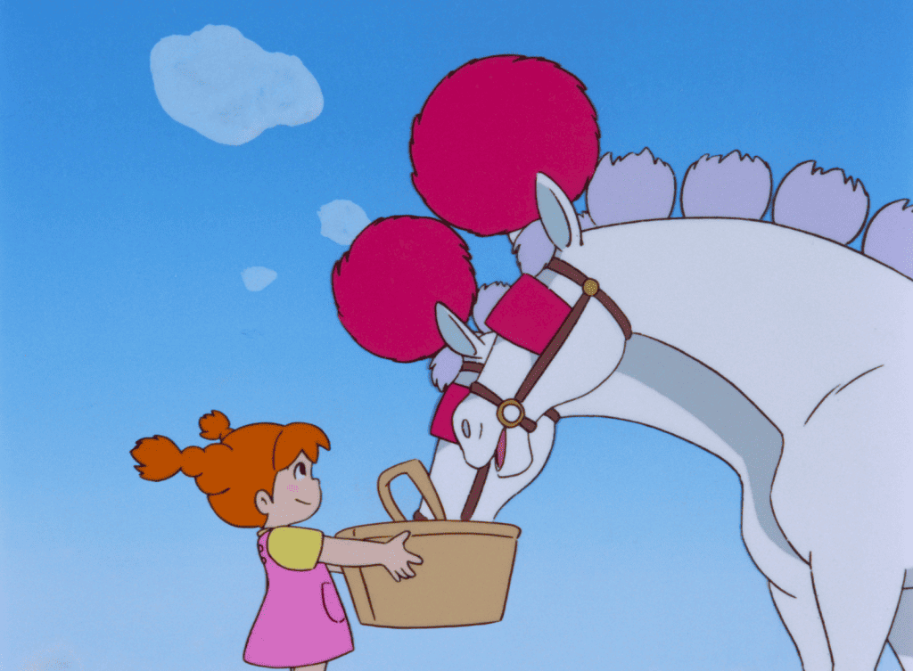 Mimiko feeds circus horses